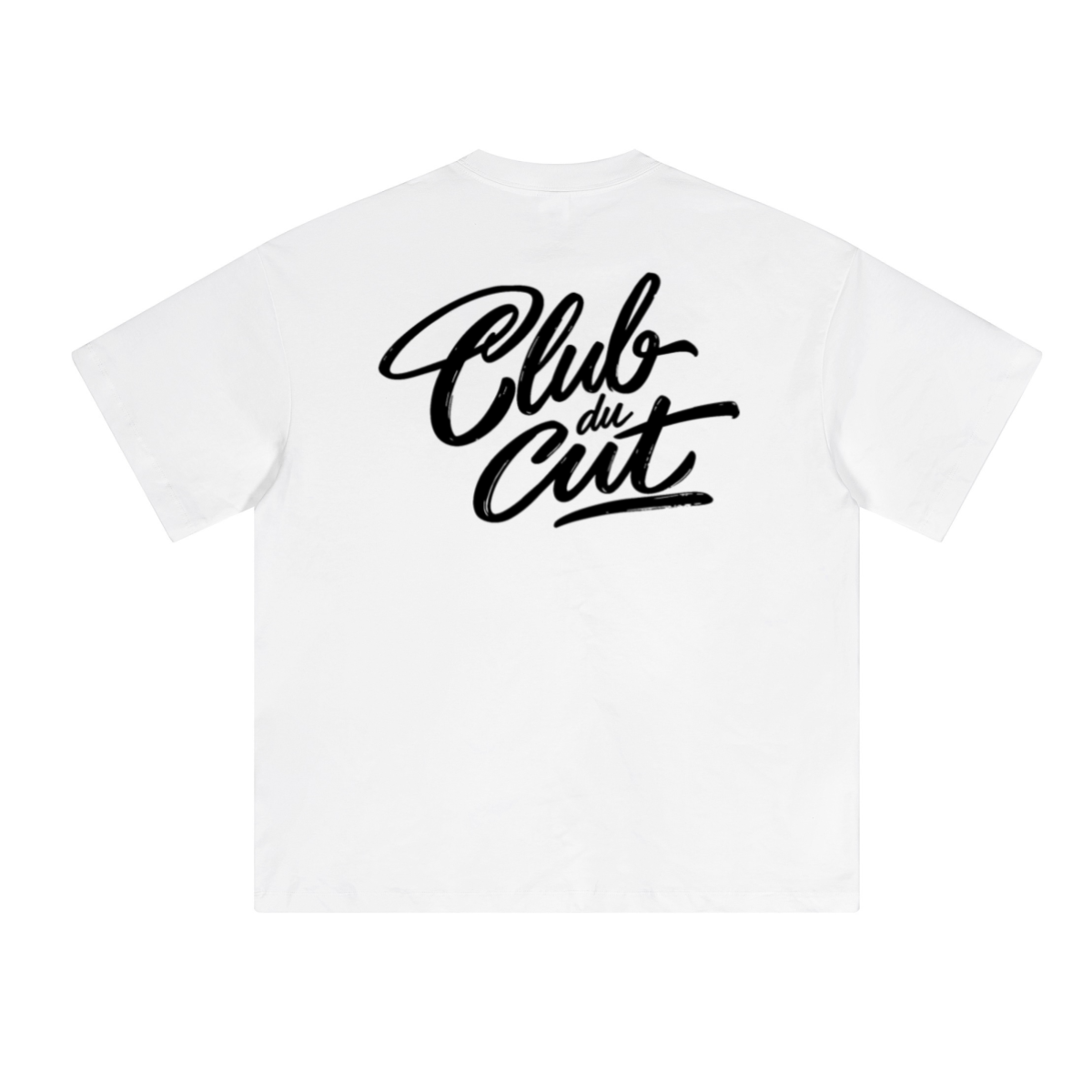230GSM Unisex Cool-Touch Sorona Fabric Basic Crew Neck T-shirt White