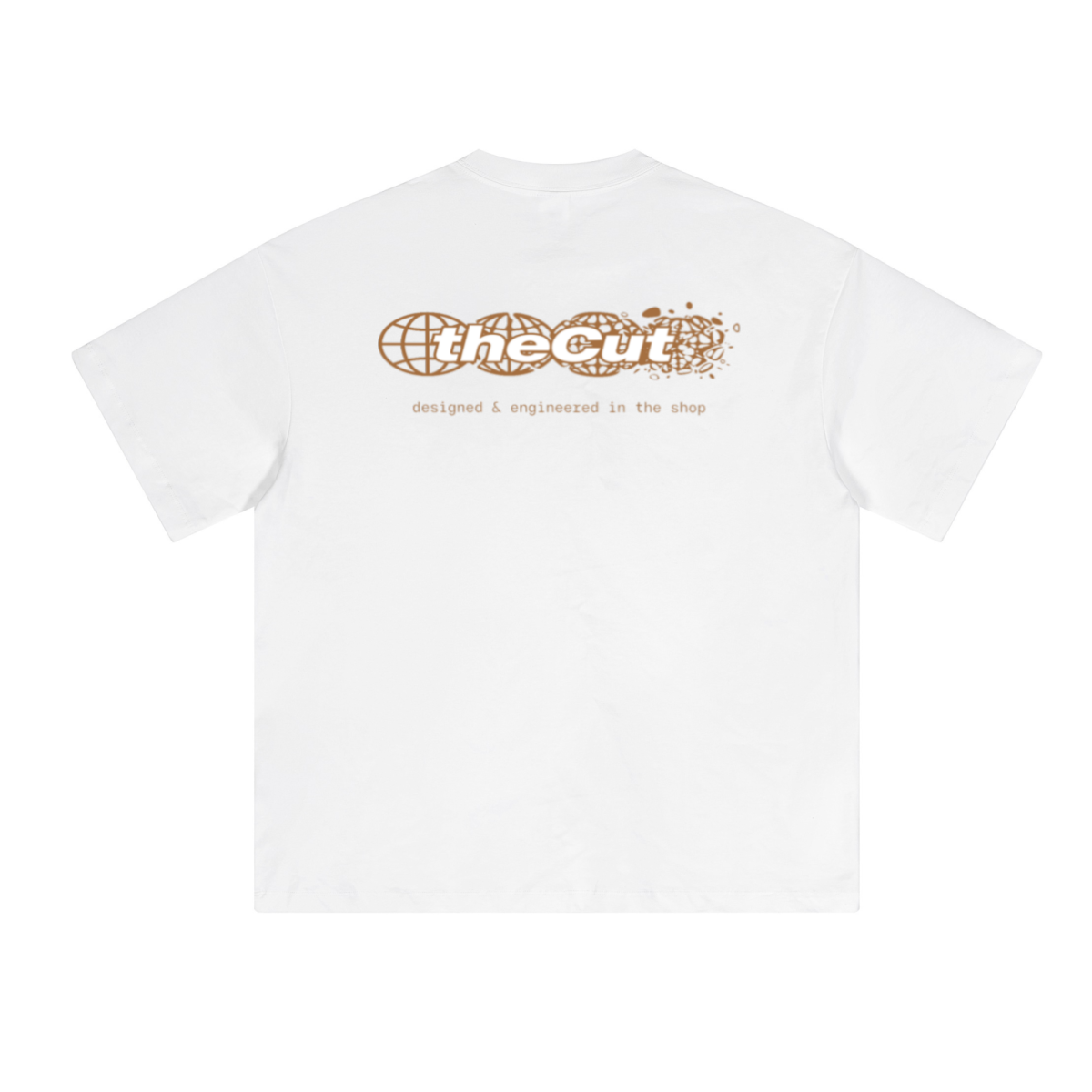 230GSM Unisex Cool-Touch Sorona Fabric Basic Crew Neck T-shirt White