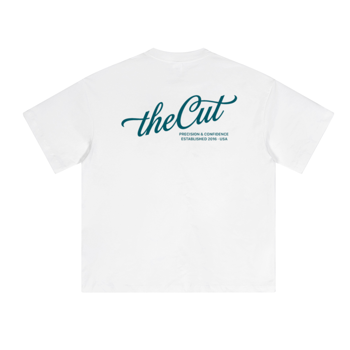 230GSM Unisex Cool-Touch Sorona Fabric Basic Crew Neck T-shirt White