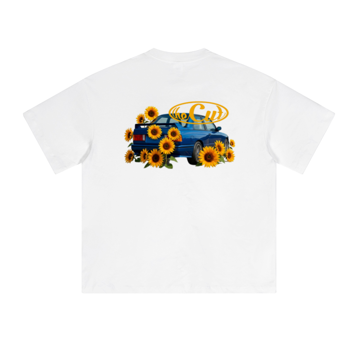 230GSM Unisex Cool-Touch Sorona Fabric Basic Crew Neck T-shirt White