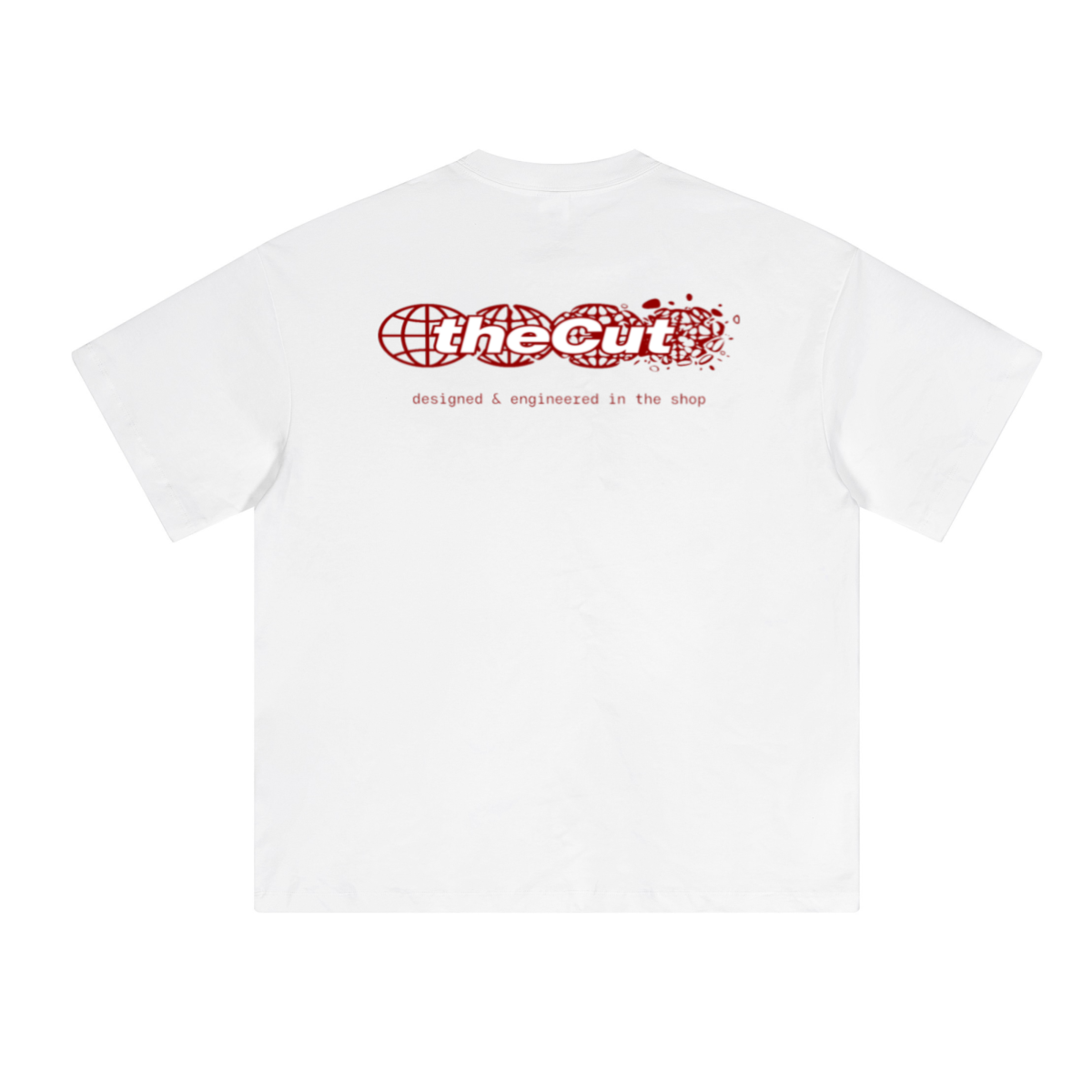 230GSM Unisex Cool-Touch Sorona Fabric Basic Crew Neck T-shirt White