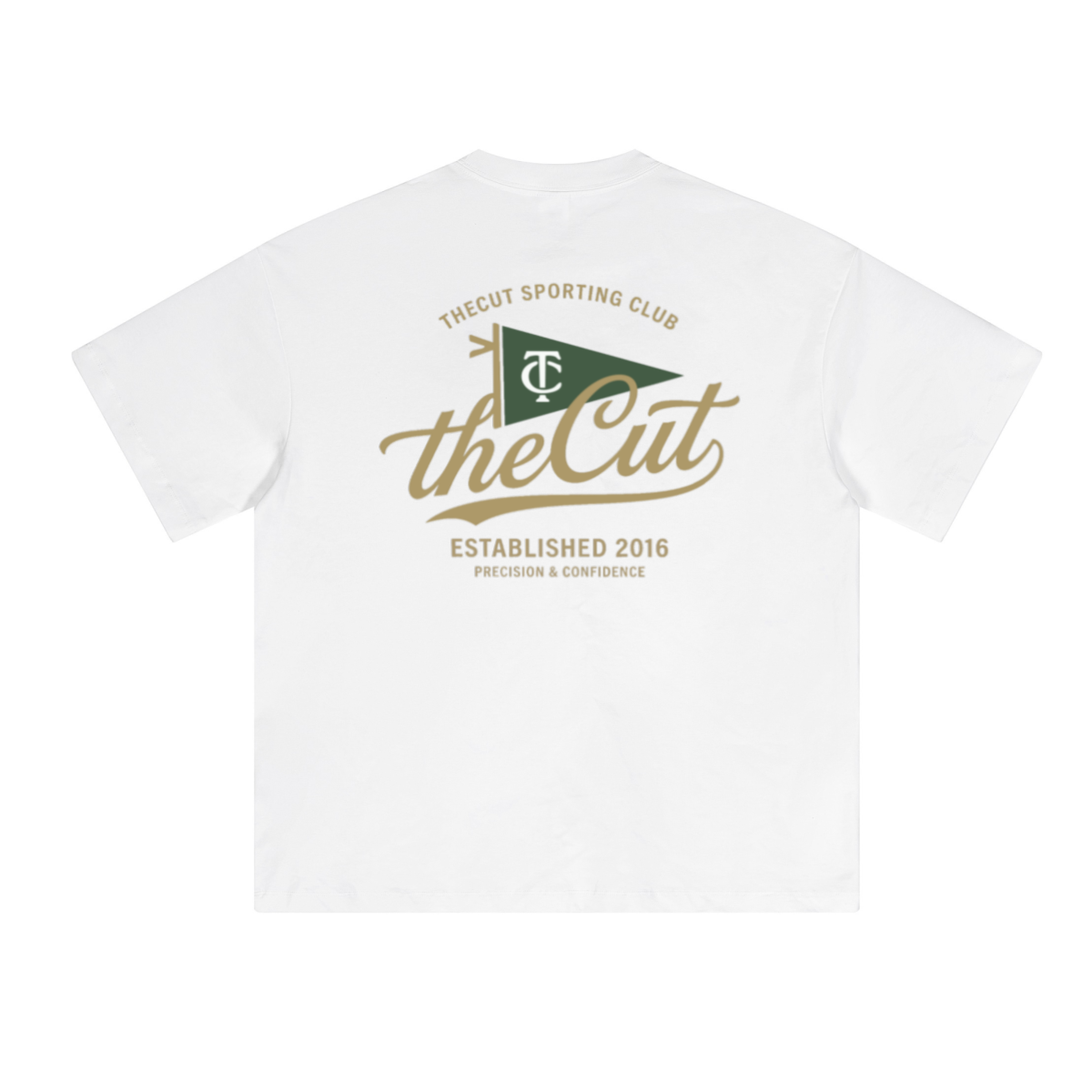 230GSM Unisex Cool-Touch Sorona Fabric Basic Crew Neck T-shirt White