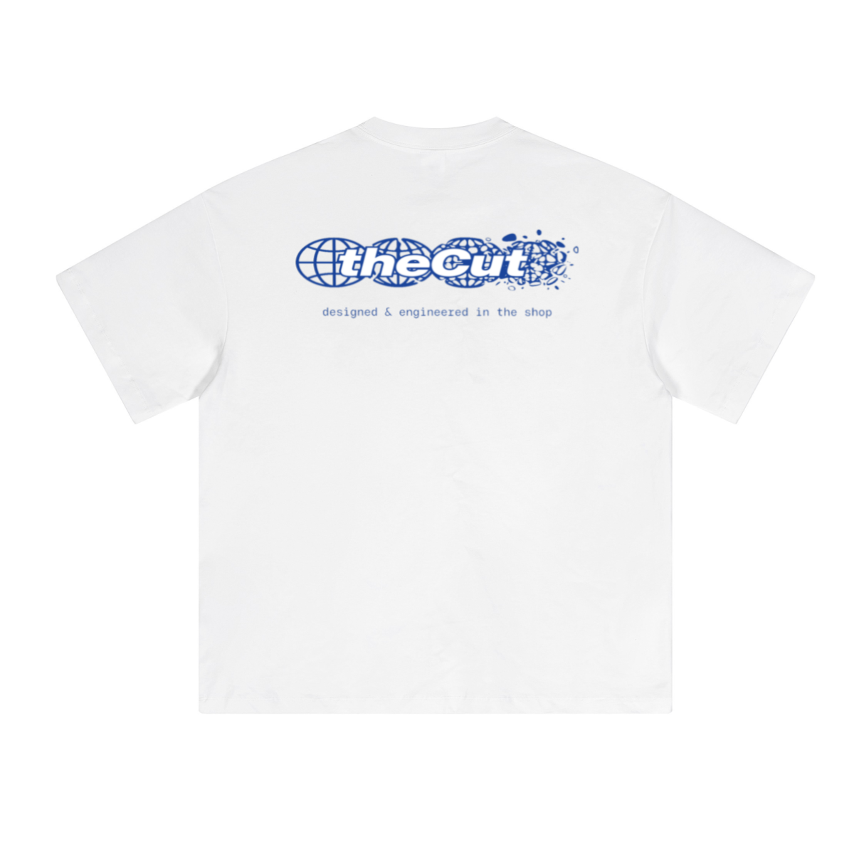 230GSM Unisex Cool-Touch Sorona Fabric Basic Crew Neck T-shirt White