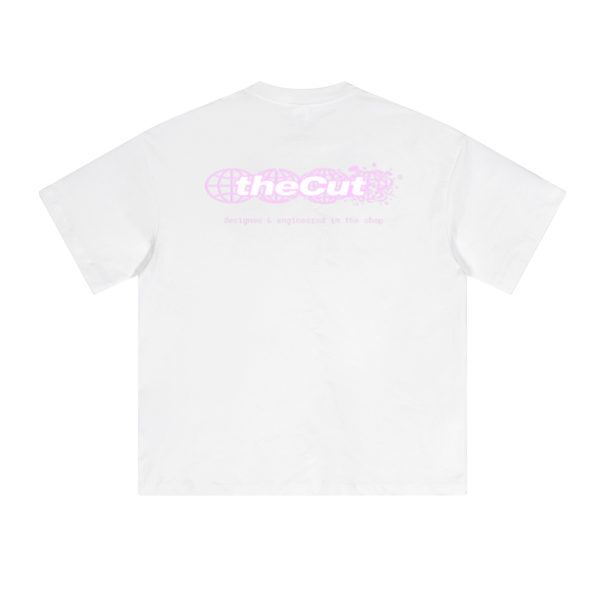 230GSM Unisex Cool-Touch Sorona Fabric Basic Crew Neck T-shirt White