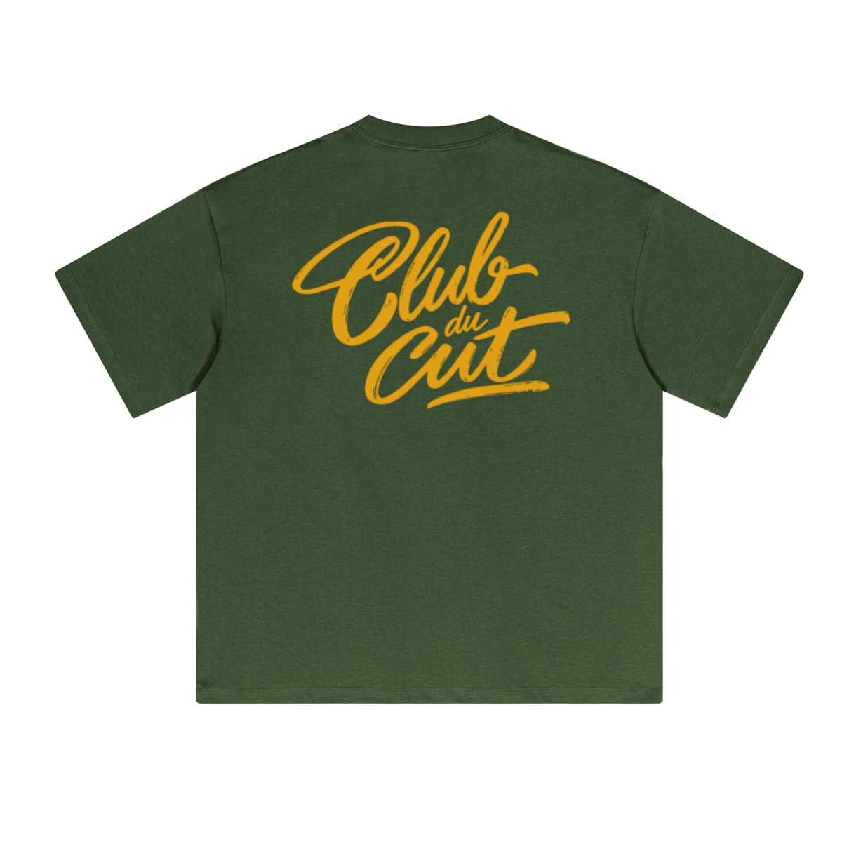 230GSM Unisex Cool-Touch Sorona Fabric Basic Crew Neck T-shirt Olive Green