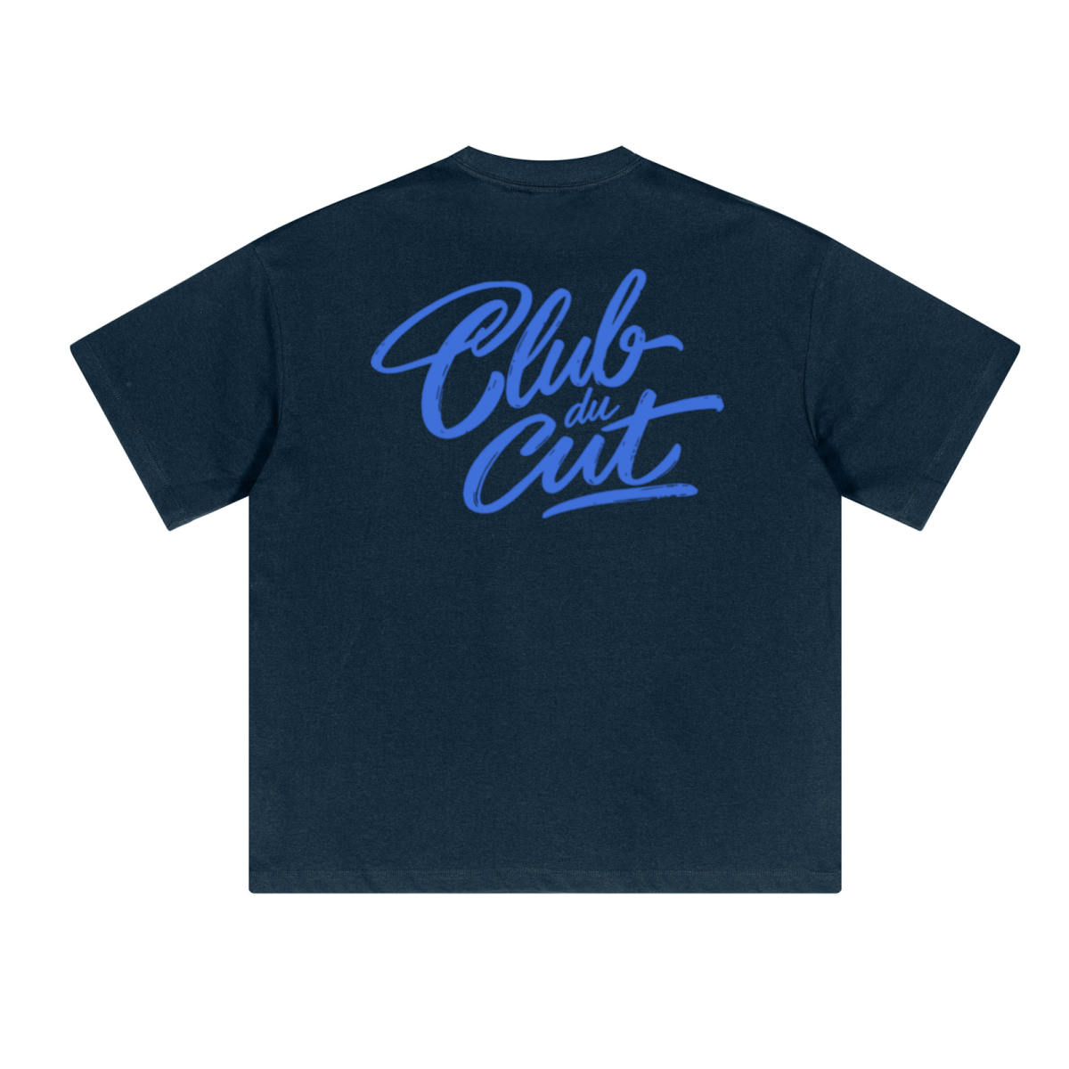 230GSM Unisex Cool-Touch Sorona Fabric Basic Crew Neck T-shirt Navy Blue