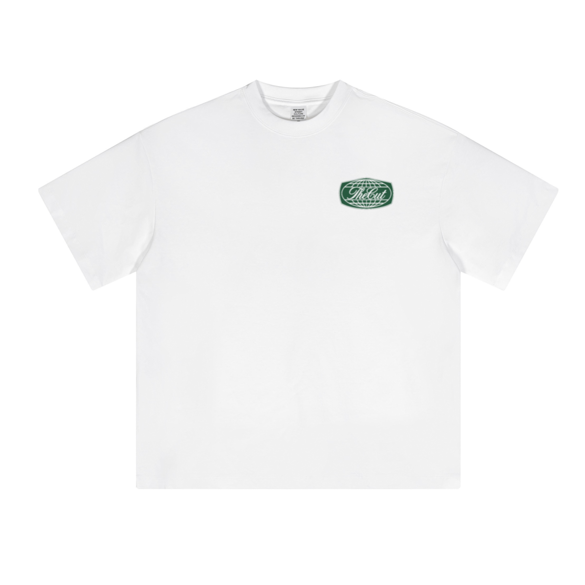 230GSM Unisex Cool-Touch Sorona Fabric Basic Crew Neck T-shirt White