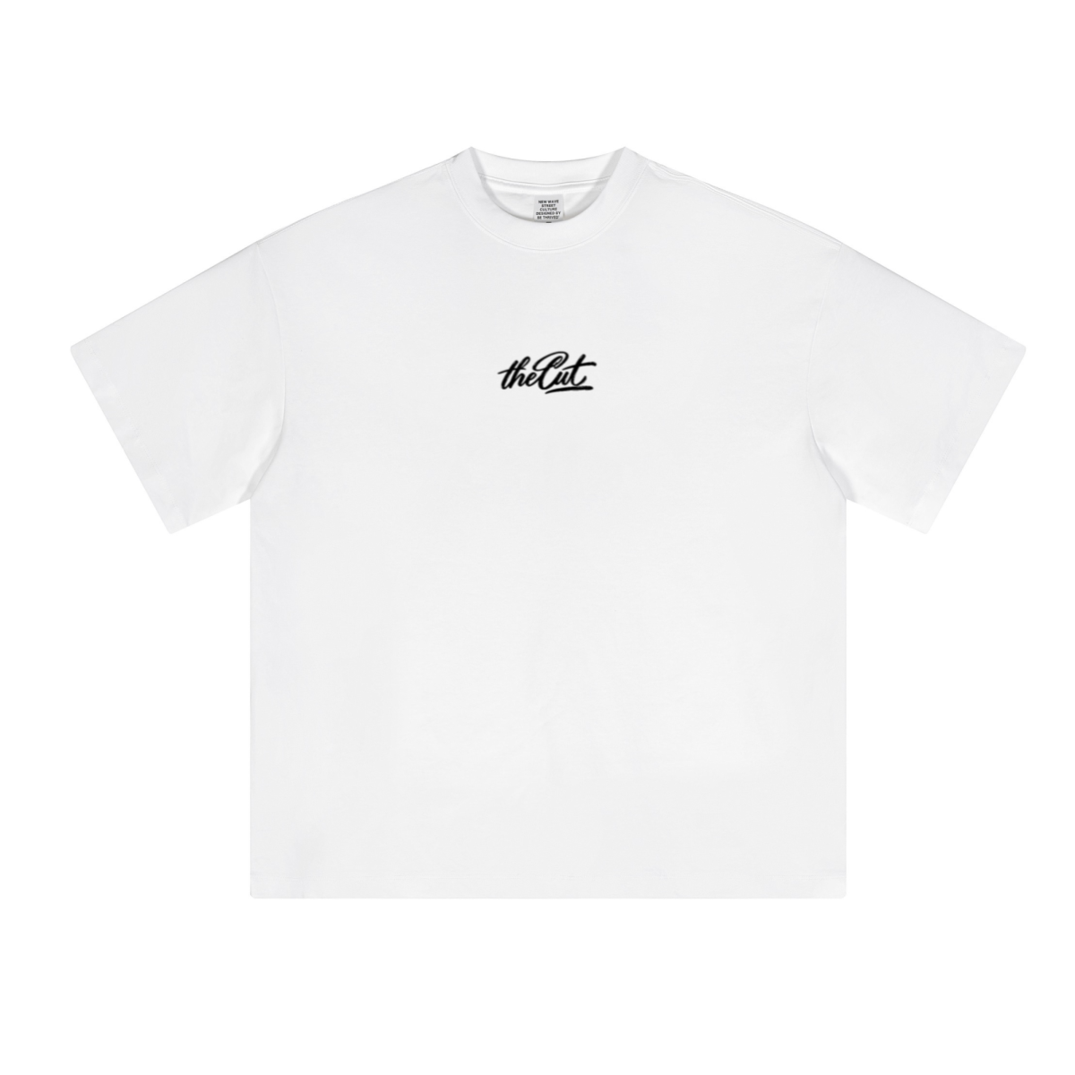 230GSM Unisex Cool-Touch Sorona Fabric Basic Crew Neck T-shirt White