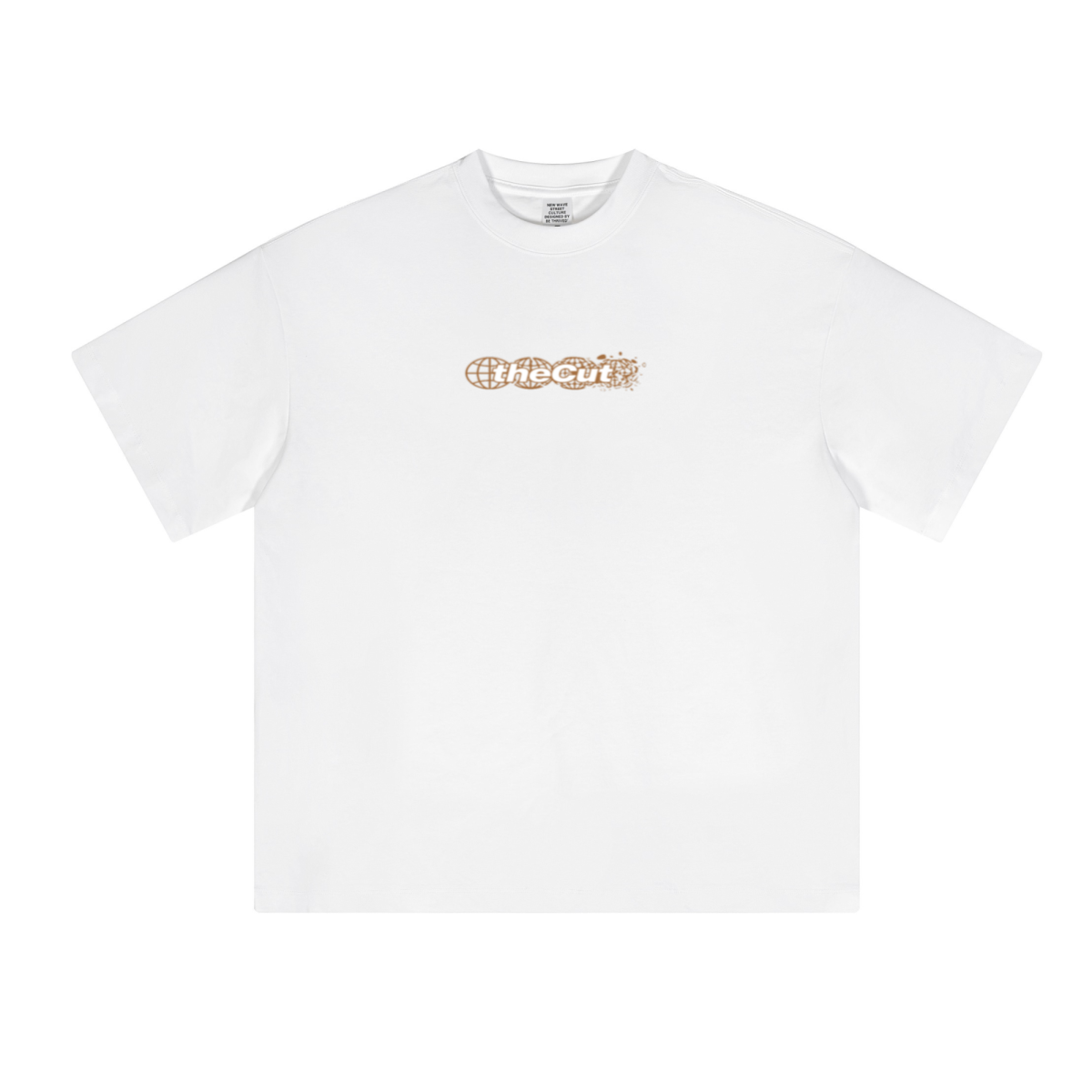 230GSM Unisex Cool-Touch Sorona Fabric Basic Crew Neck T-shirt White