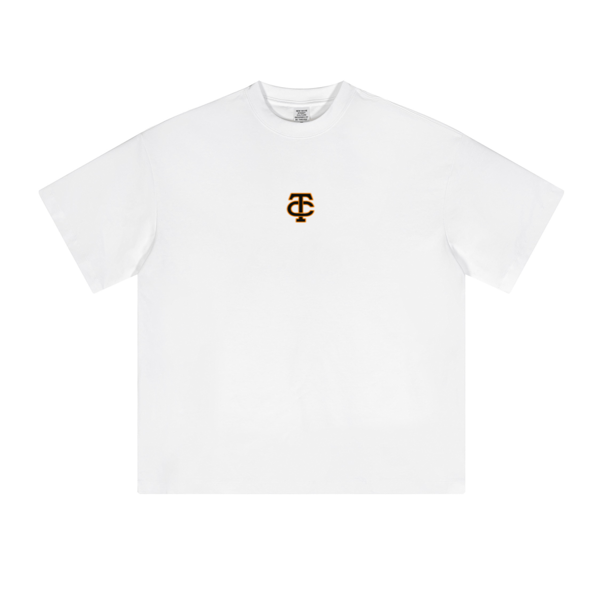 230GSM Unisex Cool-Touch Sorona Fabric Basic Crew Neck T-shirt White