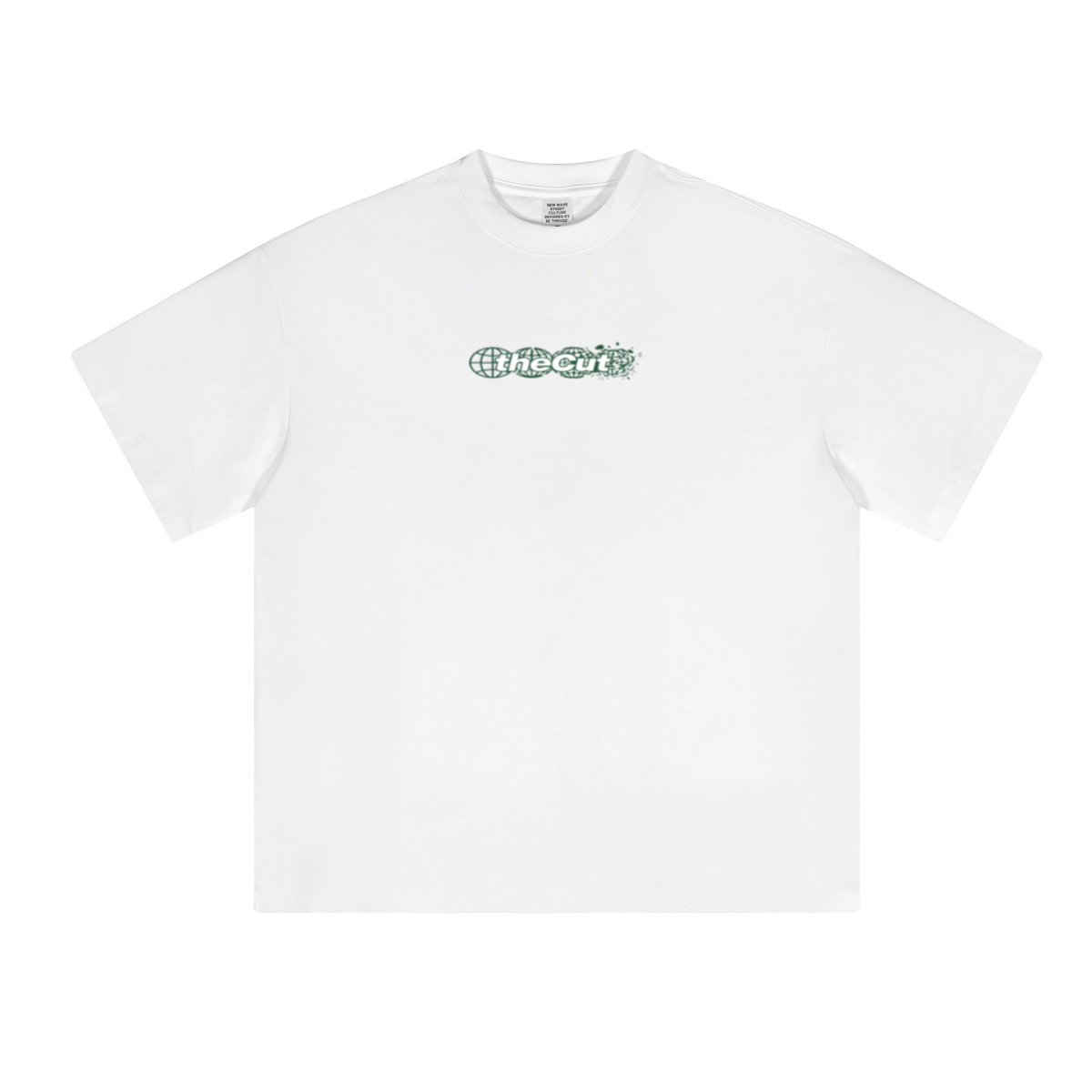 230GSM Unisex Cool-Touch Sorona Fabric Basic Crew Neck T-shirt White