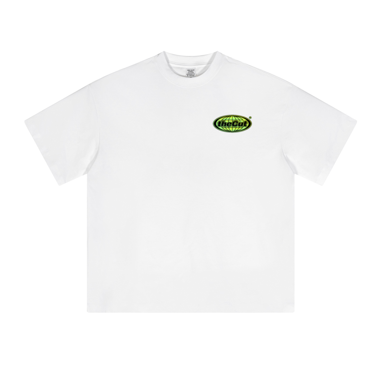 230GSM Unisex Cool-Touch Sorona Fabric Basic Crew Neck T-shirt White