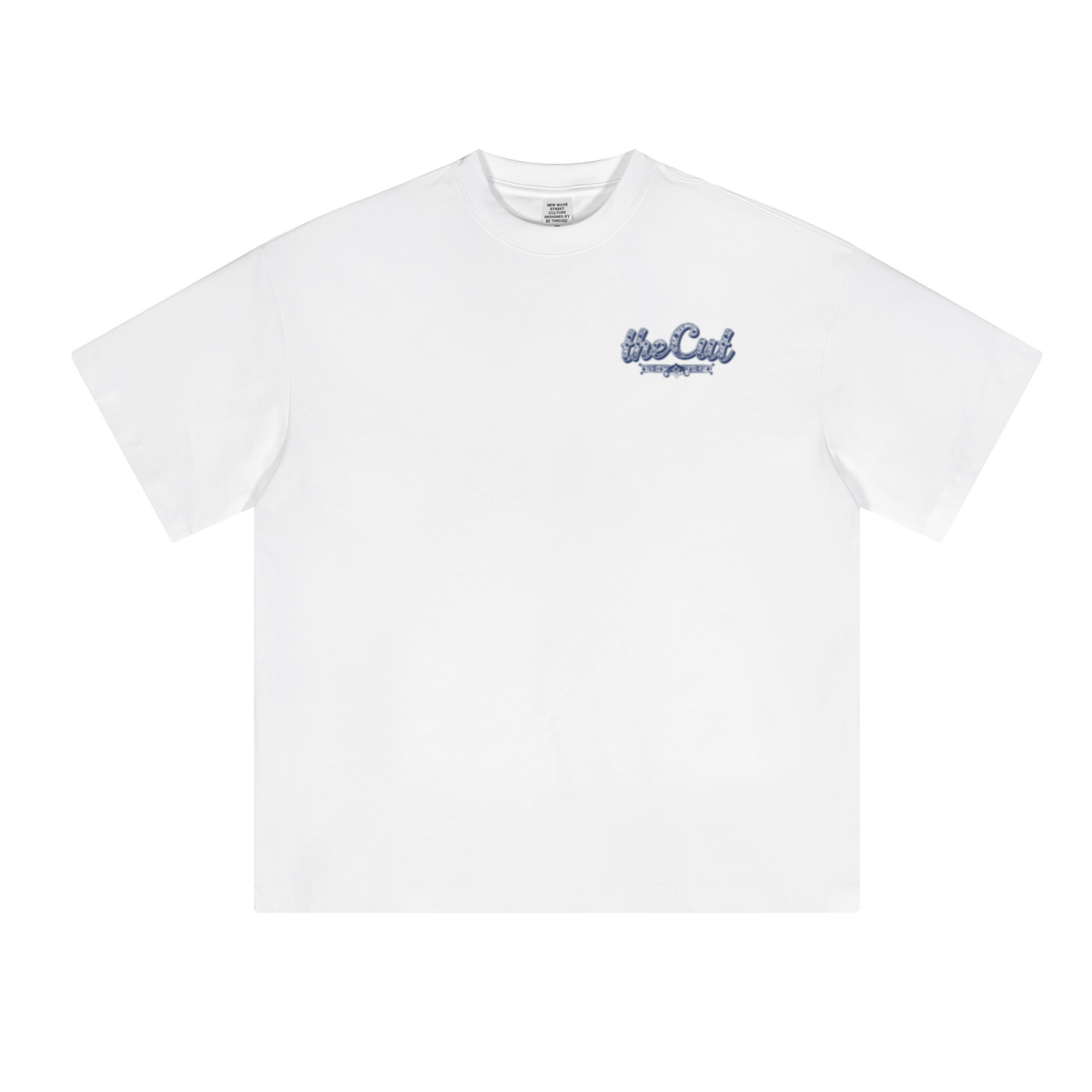 230GSM Unisex Cool-Touch Sorona Fabric Basic Crew Neck T-shirt White