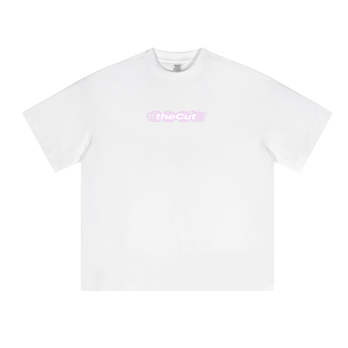 230GSM Unisex Cool-Touch Sorona Fabric Basic Crew Neck T-shirt White