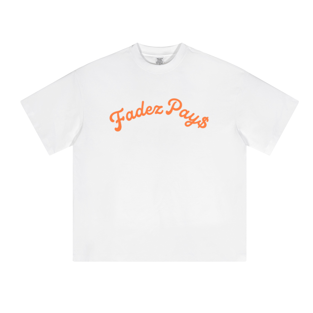230GSM Unisex Cool-Touch Sorona Fabric Basic Crew Neck T-shirt White