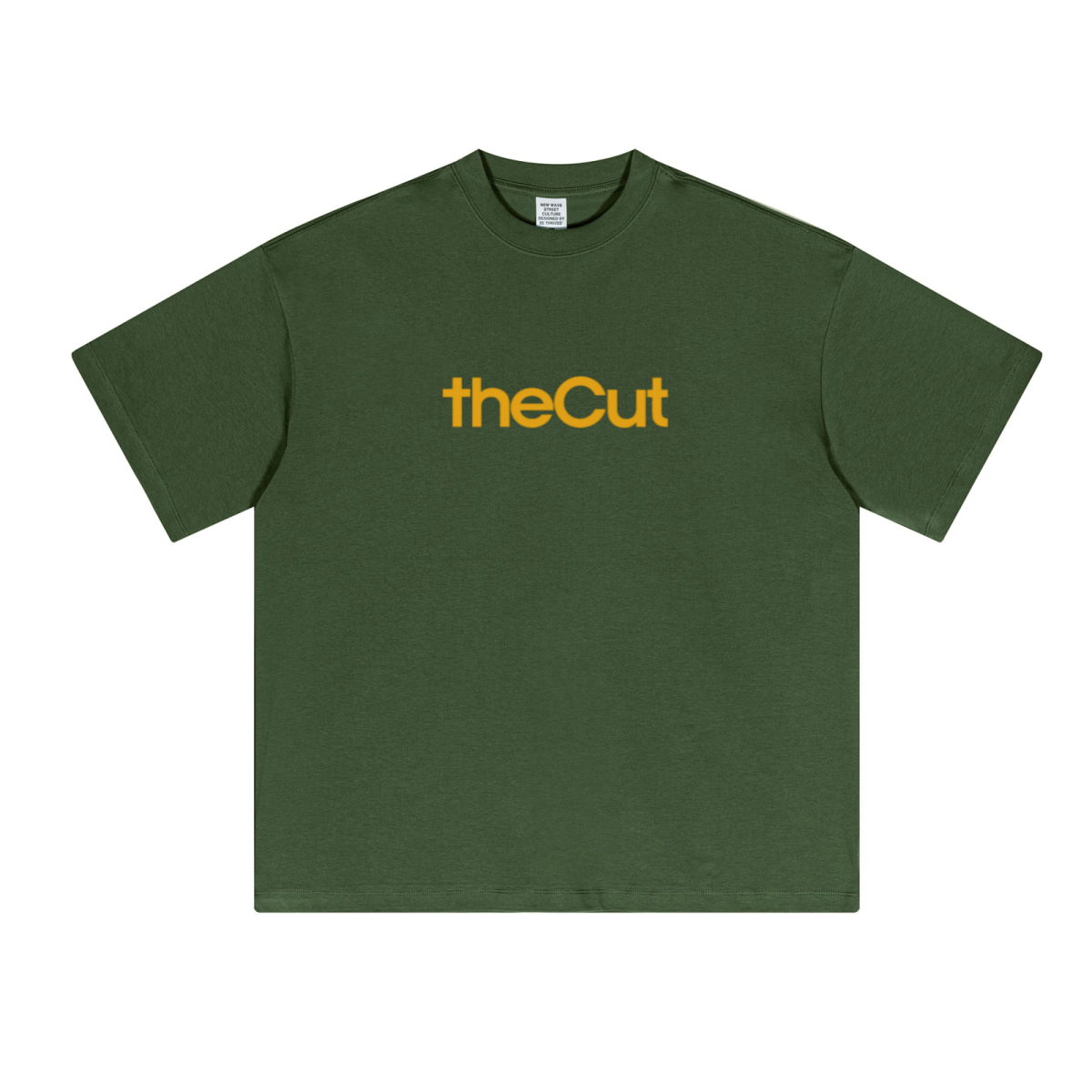 230GSM Unisex Cool-Touch Sorona Fabric Basic Crew Neck T-shirt Olive Green
