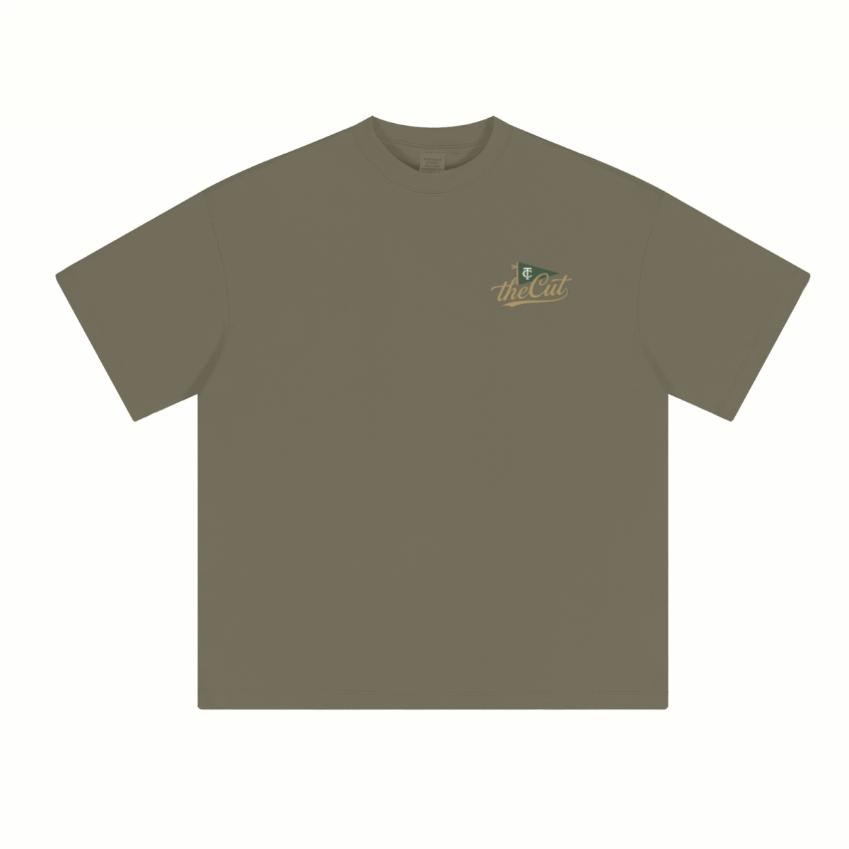 230GSM Unisex Cool-Touch Sorona Fabric Basic Crew Neck T-shirt Coffee Brown