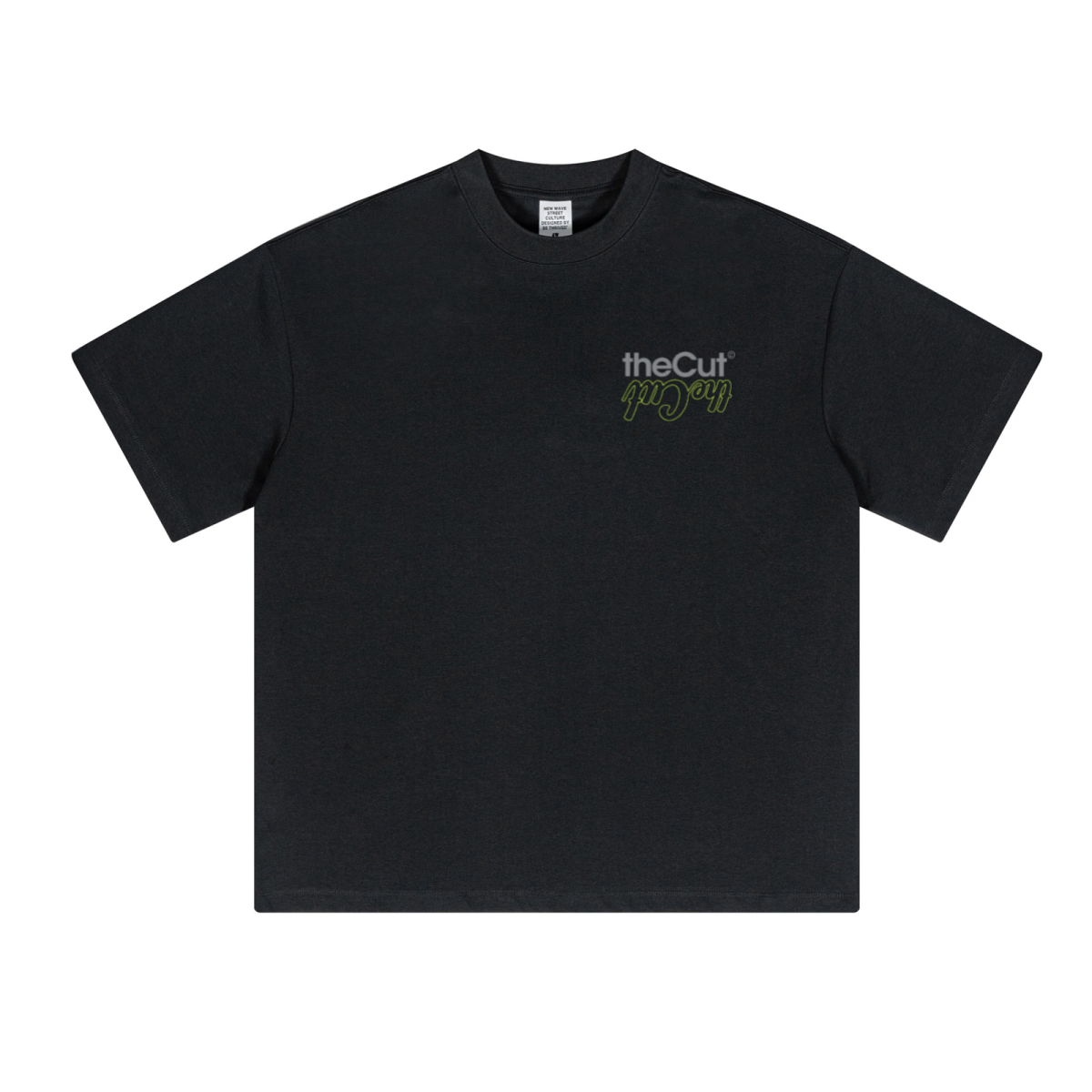 230GSM Unisex Cool-Touch Sorona Fabric Basic Crew Neck T-shirt Black