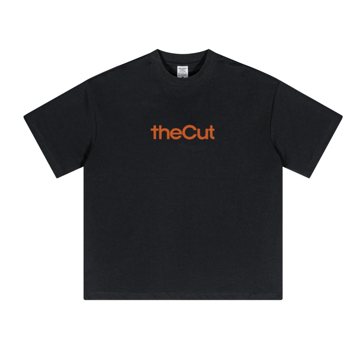230GSM Unisex Cool-Touch Sorona Fabric Basic Crew Neck T-shirt Black