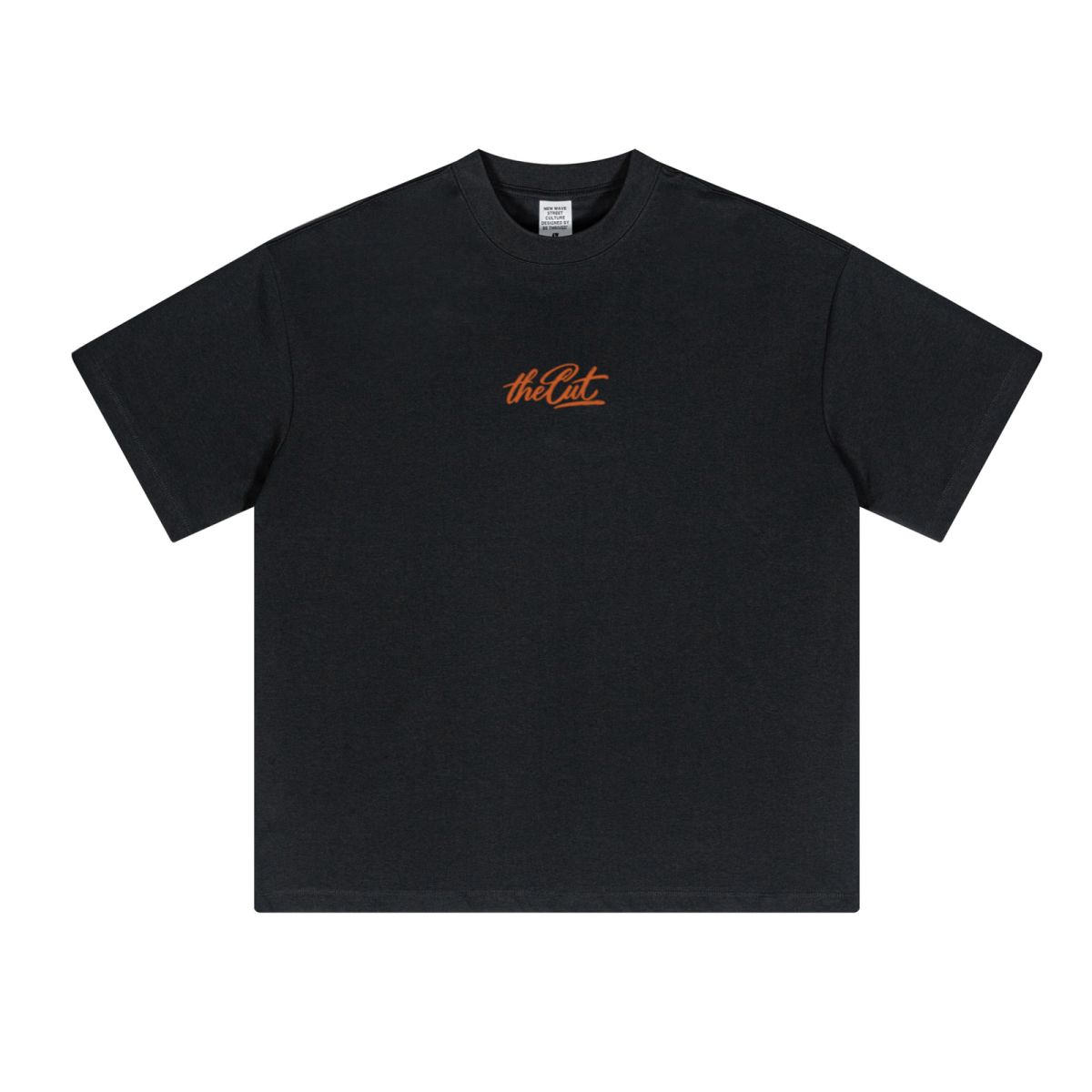 230GSM Unisex Cool-Touch Sorona Fabric Basic Crew Neck T-shirt Black