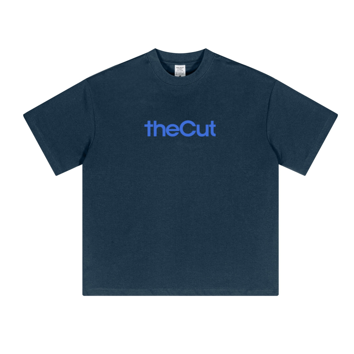 230GSM Unisex Cool-Touch Sorona Fabric Basic Crew Neck T-shirt Navy Blue