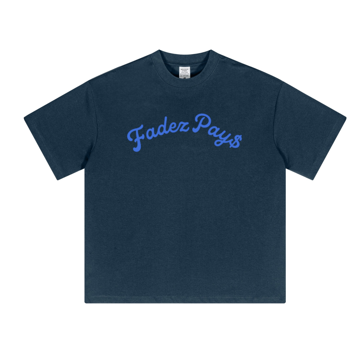 230GSM Unisex Cool-Touch Sorona Fabric Basic Crew Neck T-shirt Navy Blue