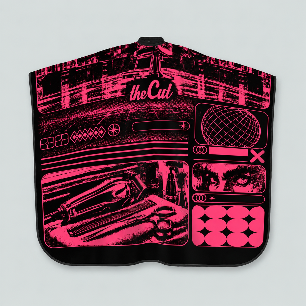 theCut Neon After Hours Cape — product view on grey background