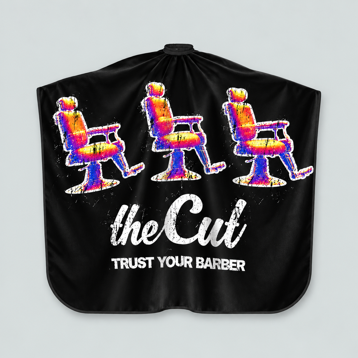 theCut Technicolor Thrones Cape — product view on grey background